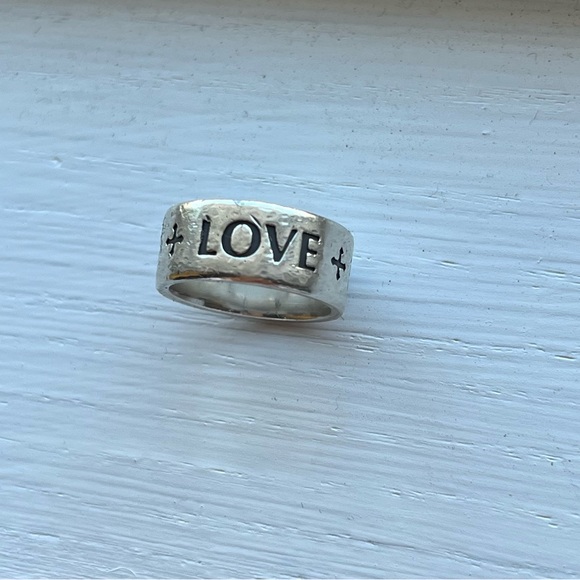 Faith Hope Love James Avery ring/retired - Picture 6 of 7